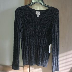 Warm pattern sweatshirt